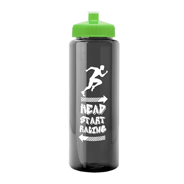 32 oz Transparent Sports Bottles with Push Pull Lid.... from ASI 40480 Koozie Group