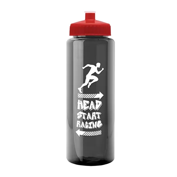 32 oz Transparent Sports Bottles with Push Pull Lid.... from ASI 40480 Koozie Group