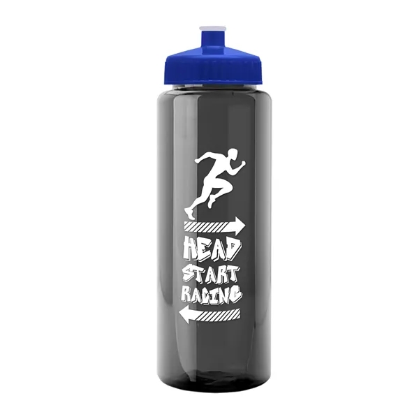 32 oz Transparent Sports Bottles with Push Pull Lid.... from ASI 40480 Koozie Group