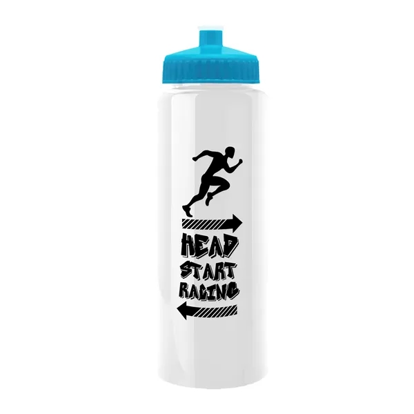 32 oz Transparent Sports Bottles with Push Pull Lid.... from ASI 40480 Koozie Group