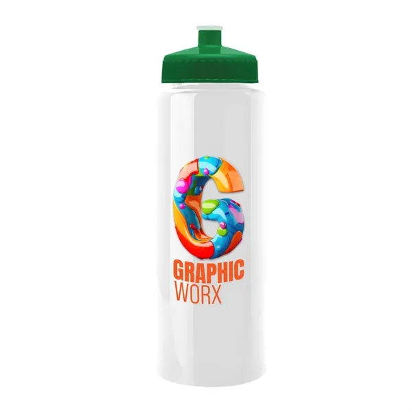 32 oz Transparent Sports Bottles with Push Pull Lid.... from ASI 40480 Koozie Group