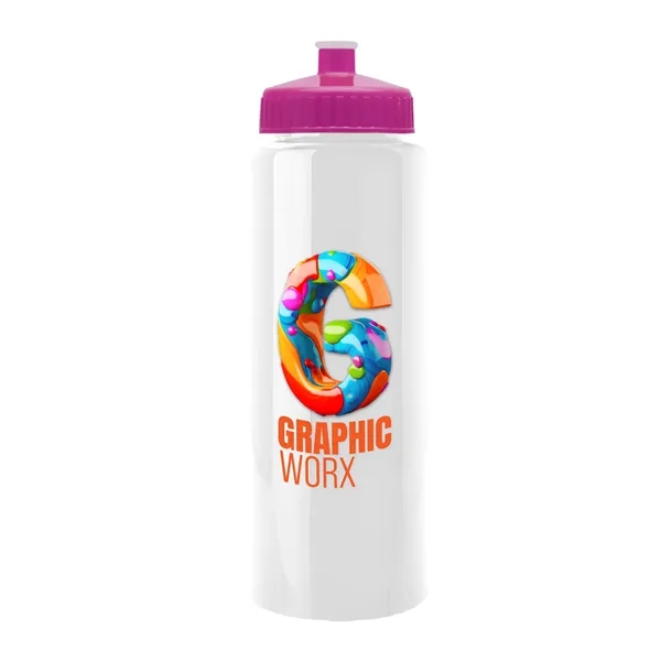 32 oz Transparent Sports Bottles with Push Pull Lid.... from ASI 40480 Koozie Group