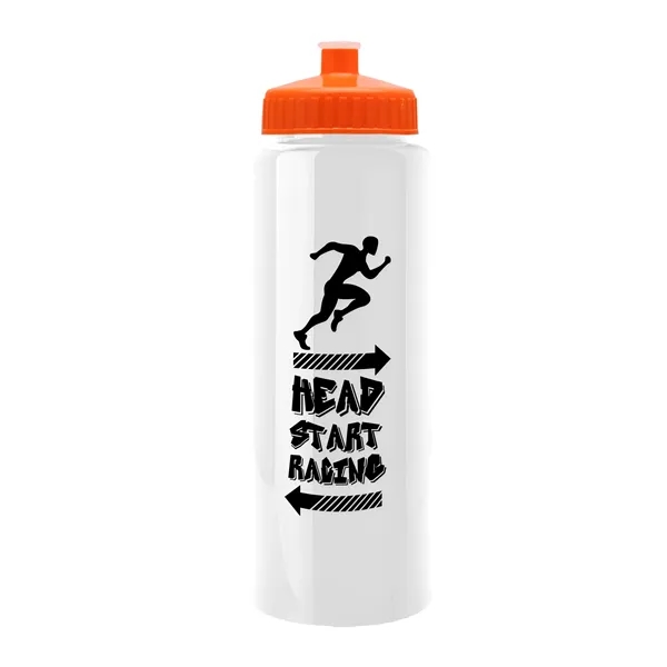 32 oz Transparent Sports Bottles with Push Pull Lid.... from ASI 40480 Koozie Group