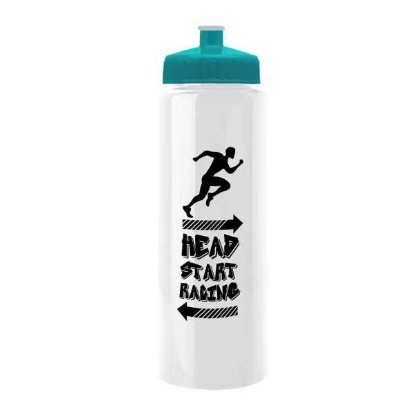 32 oz Transparent Sports Bottles with Push Pull Lid.... from ASI 40480 Koozie Group