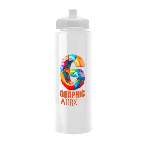 32 oz Transparent Sports Bottles with Push Pull Lid.... from ASI 40480 Koozie Group
