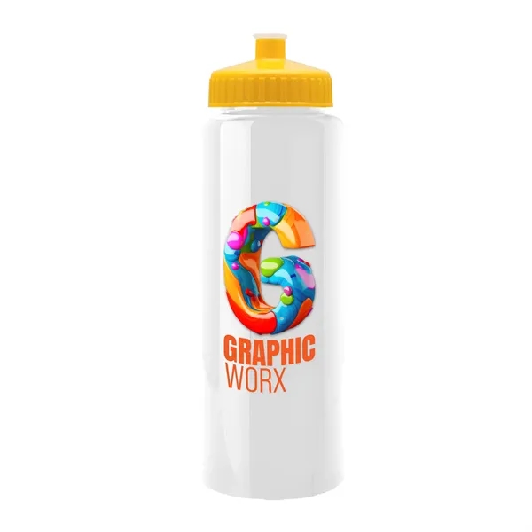 32 oz Transparent Sports Bottles with Push Pull Lid.... from ASI 40480 Koozie Group