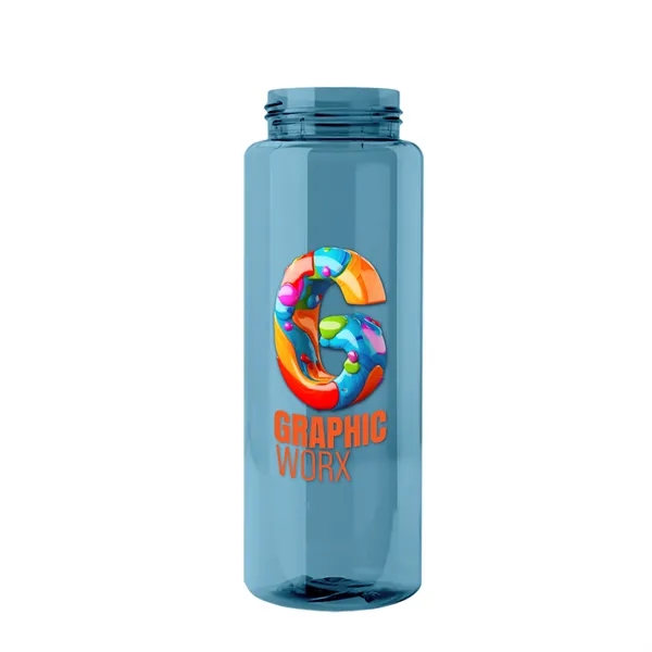 32 oz Transparent Sports Bottles with Push Pull Lid.... from ASI 40480 Koozie Group