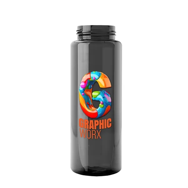 32 oz Transparent Sports Bottles with Push Pull Lid.... from ASI 40480 Koozie Group