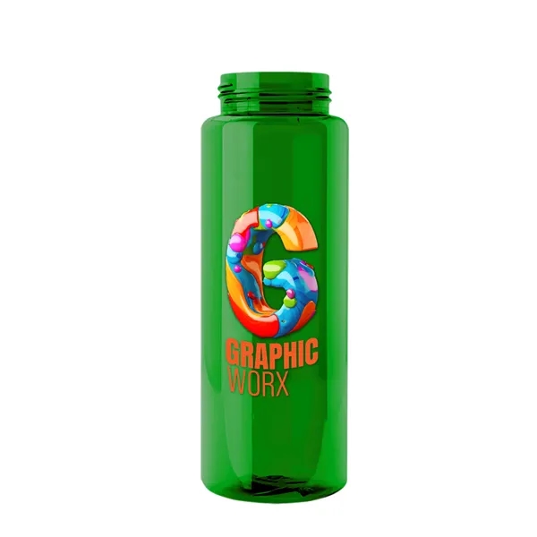 32 oz Transparent Sports Bottles with Push Pull Lid.... from ASI 40480 Koozie Group
