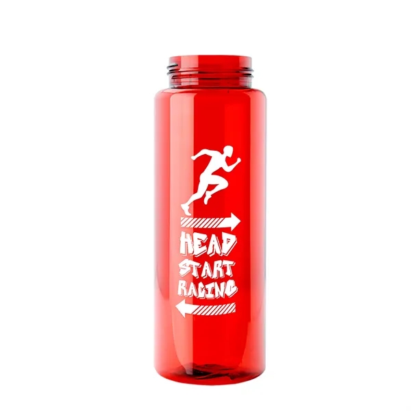 32 oz Transparent Sports Bottles with Push Pull Lid.... from ASI 40480 Koozie Group