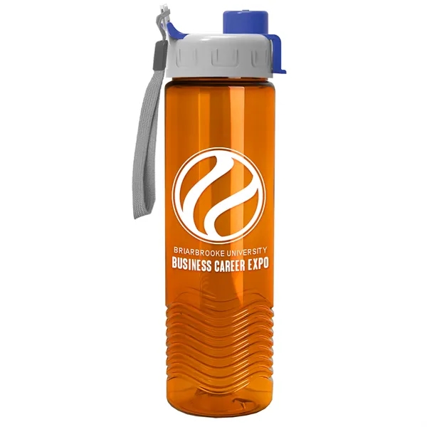 Wave 24 oz. Bottle - Quick Snap Lid... from ASI 40480 Koozie Group