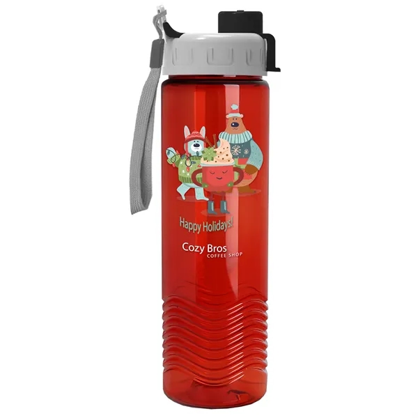 Wave 24 oz. Bottle - Quick Snap Lid... from ASI 40480 Koozie Group