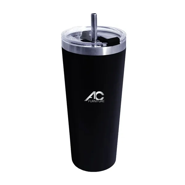 22 oz. Memphis Tumbler With Flip Top Lid & Stainless Steel... from ASI 30270 Aakron Line