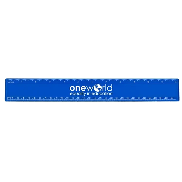 Twelve inch promotional ruler. Our best selling ruler.... from ASI 40480 Koozie Group