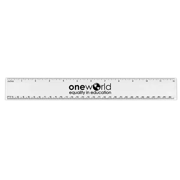 Twelve inch promotional ruler. Our best selling ruler.... from ASI 40480 Koozie Group