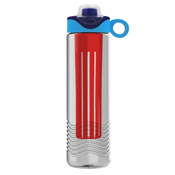 Wave 24 oz. Slim Cylinder Wave Design with Drink Thru Snap... from ASI 40480 Koozie Group