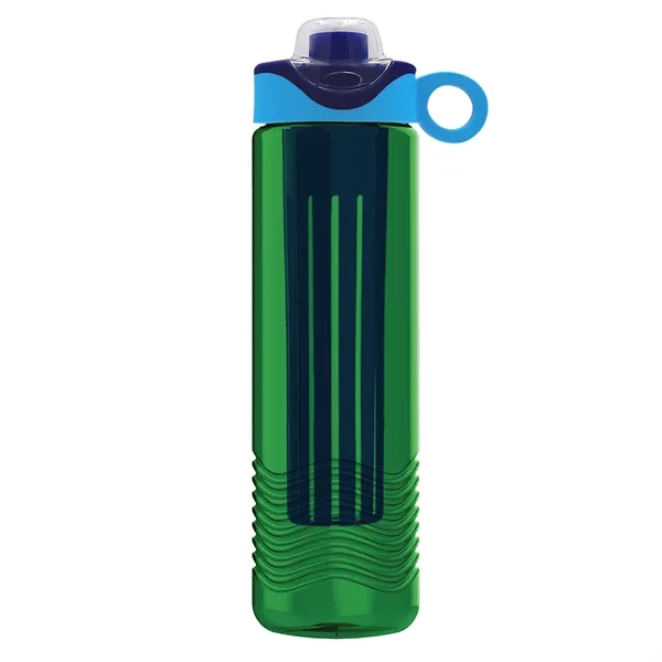 Wave 24 oz. Slim Cylinder Wave Design with Drink Thru Snap... from ASI 40480 Koozie Group