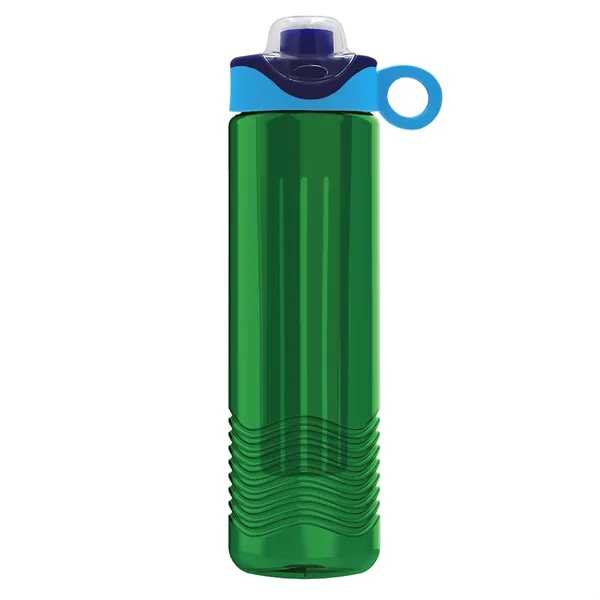 Wave 24 oz. Slim Cylinder Wave Design with Drink Thru Snap... from ASI 40480 Koozie Group