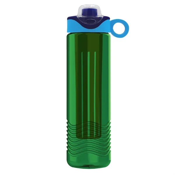 Wave 24 oz. Slim Cylinder Wave Design with Drink Thru Snap... from ASI 40480 Koozie Group
