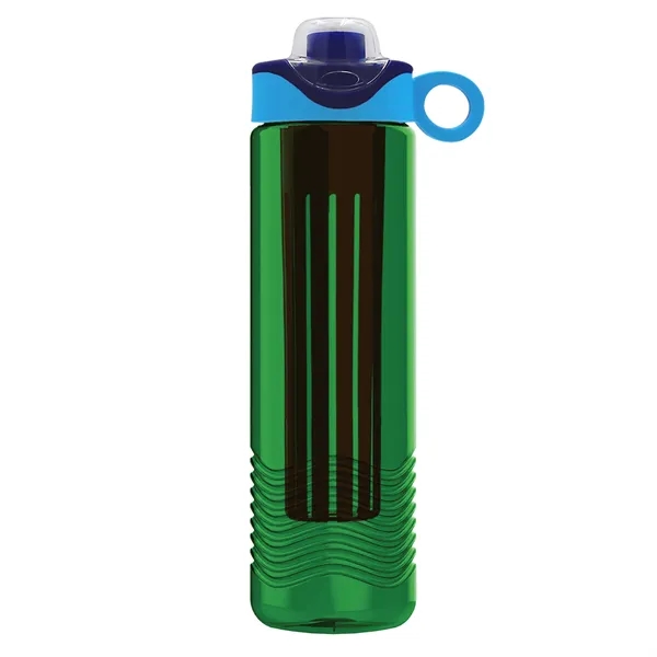 Wave 24 oz. Slim Cylinder Wave Design with Drink Thru Snap... from ASI 40480 Koozie Group