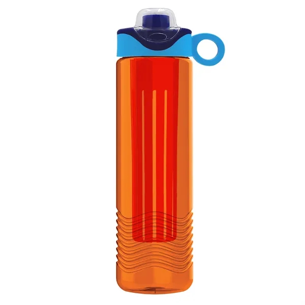 Wave 24 oz. Slim Cylinder Wave Design with Drink Thru Snap... from ASI 40480 Koozie Group