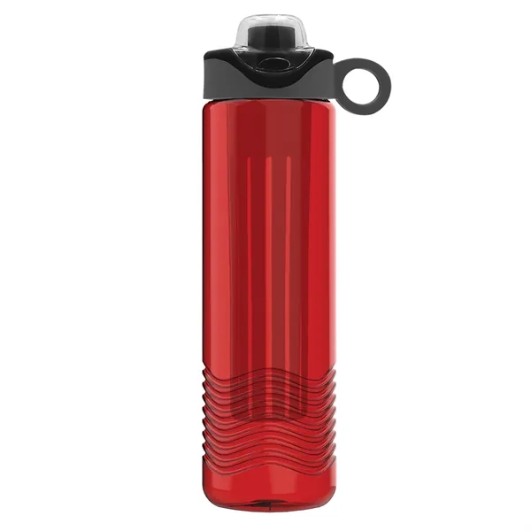 Wave 24 oz. Slim Cylinder Wave Design with Drink Thru Snap... from ASI 40480 Koozie Group