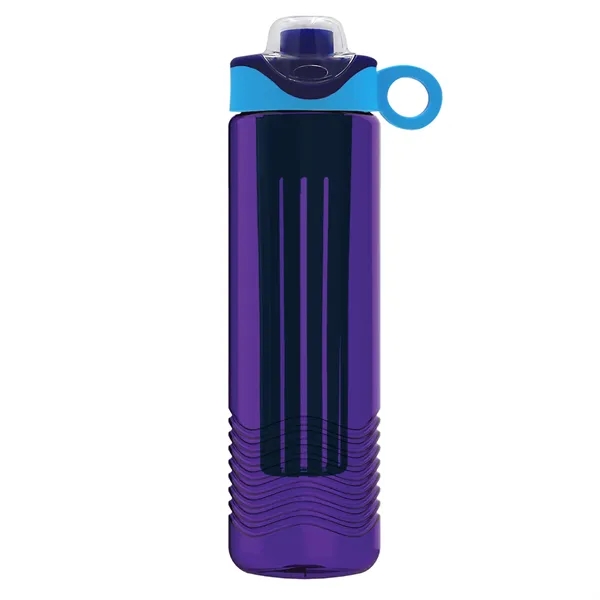 Wave 24 oz. Slim Cylinder Wave Design with Drink Thru Snap... from ASI 40480 Koozie Group