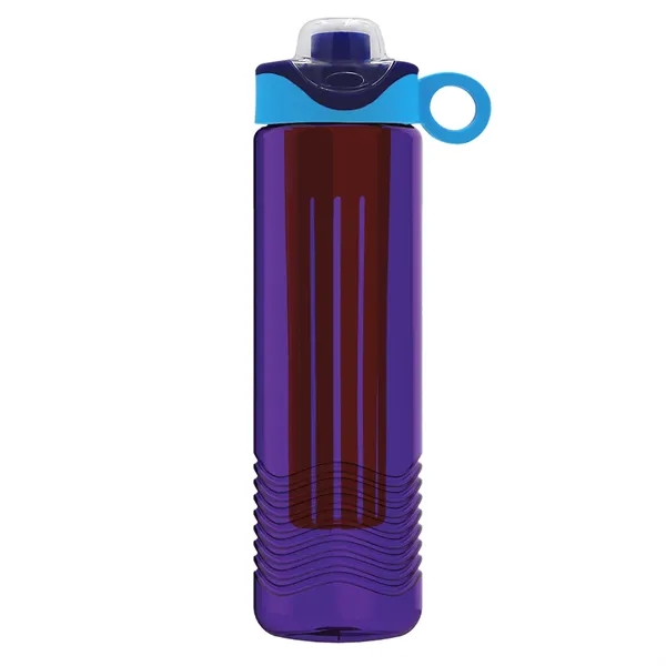 Wave 24 oz. Slim Cylinder Wave Design with Drink Thru Snap... from ASI 40480 Koozie Group