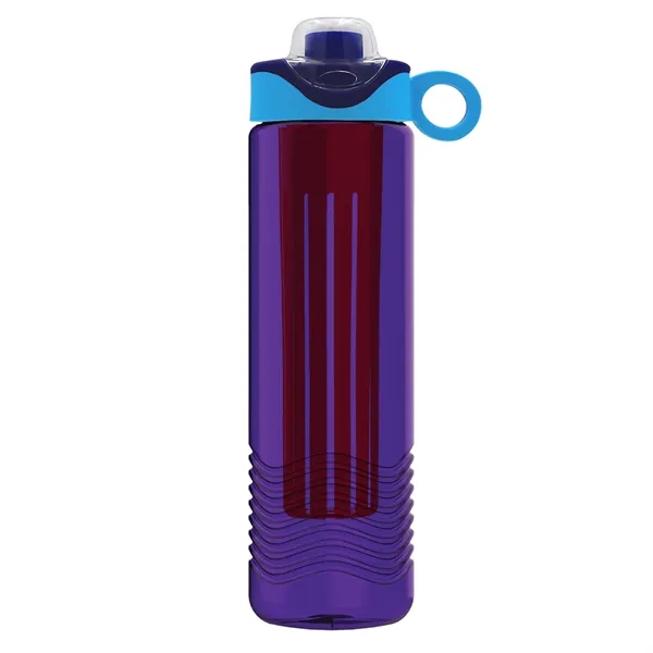 Wave 24 oz. Slim Cylinder Wave Design with Drink Thru Snap... from ASI 40480 Koozie Group