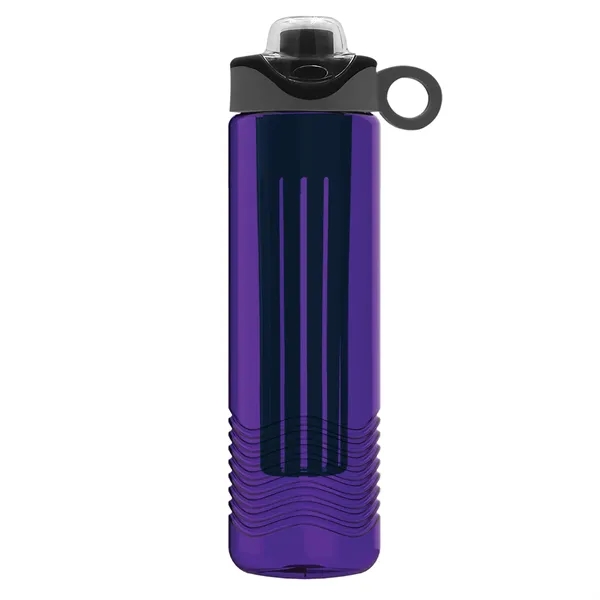 Wave 24 oz. Slim Cylinder Wave Design with Drink Thru Snap... from ASI 40480 Koozie Group