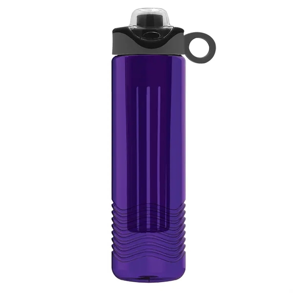 Wave 24 oz. Slim Cylinder Wave Design with Drink Thru Snap... from ASI 40480 Koozie Group