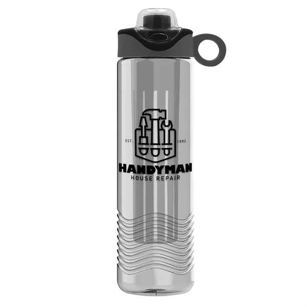 Wave 24 oz. Slim Cylinder Wave Design with Drink Thru Snap... from ASI 40480 Koozie Group