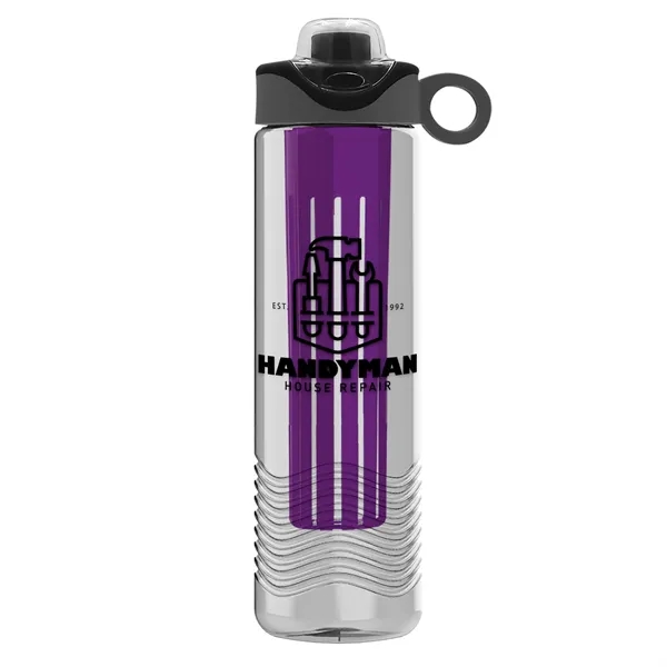 Wave 24 oz. Slim Cylinder Wave Design with Drink Thru Snap... from ASI 40480 Koozie Group