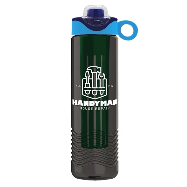 Wave 24 oz. Slim Cylinder Wave Design with Drink Thru Snap... from ASI 40480 Koozie Group