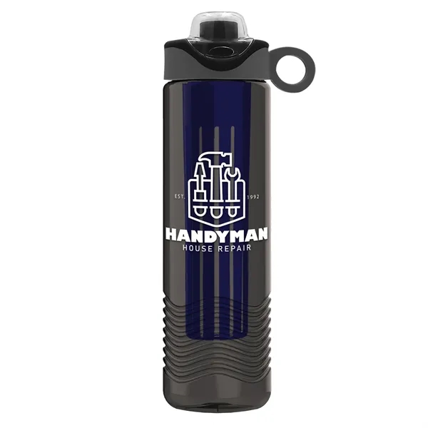Wave 24 oz. Slim Cylinder Wave Design with Drink Thru Snap... from ASI 40480 Koozie Group