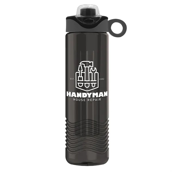 Wave 24 oz. Slim Cylinder Wave Design with Drink Thru Snap... from ASI 40480 Koozie Group