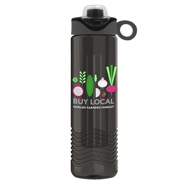 Wave 24 oz. Slim Cylinder Wave Design with Drink Thru Snap... from ASI 40480 Koozie Group