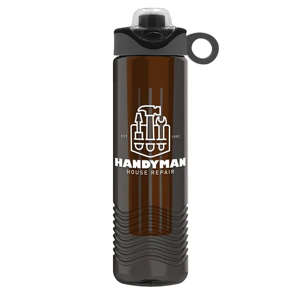 Wave 24 oz. Slim Cylinder Wave Design with Drink Thru Snap... from ASI 40480 Koozie Group