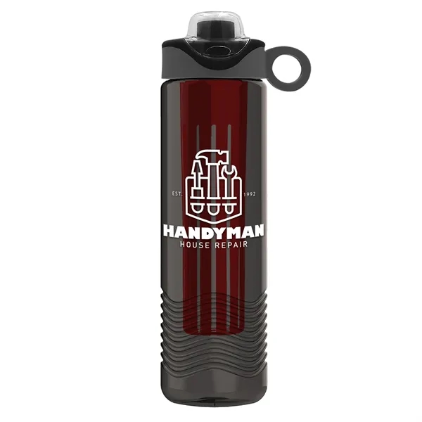 Wave 24 oz. Slim Cylinder Wave Design with Drink Thru Snap... from ASI 40480 Koozie Group