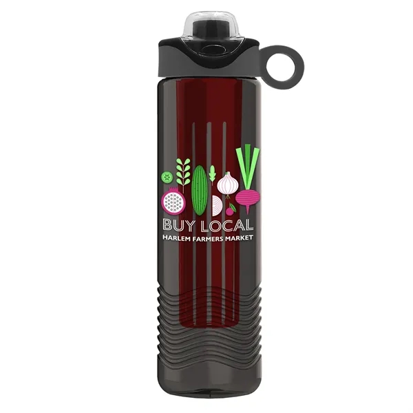 Wave 24 oz. Slim Cylinder Wave Design with Drink Thru Snap... from ASI 40480 Koozie Group