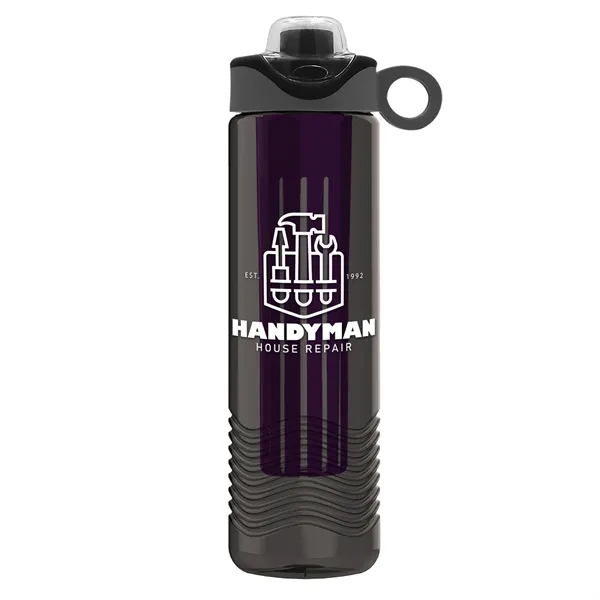 Wave 24 oz. Slim Cylinder Wave Design with Drink Thru Snap... from ASI 40480 Koozie Group