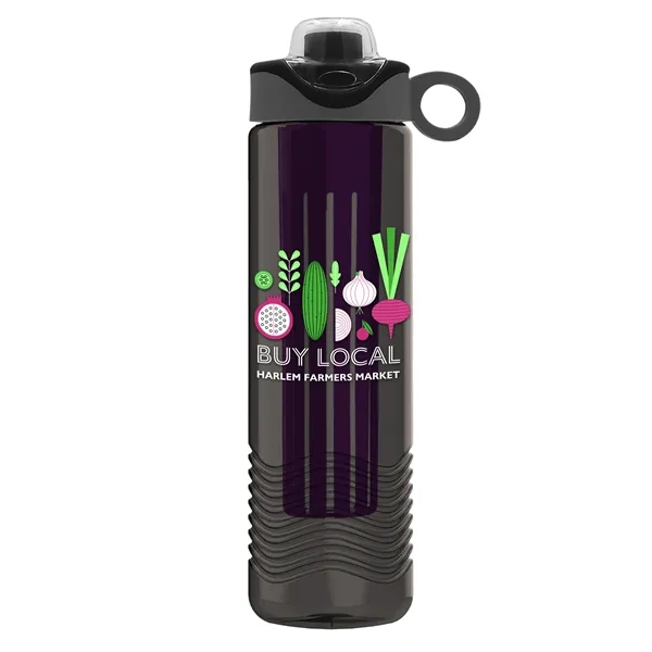 Wave 24 oz. Slim Cylinder Wave Design with Drink Thru Snap... from ASI 40480 Koozie Group