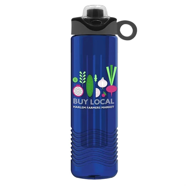 Wave 24 oz. Slim Cylinder Wave Design with Drink Thru Snap... from ASI 40480 Koozie Group