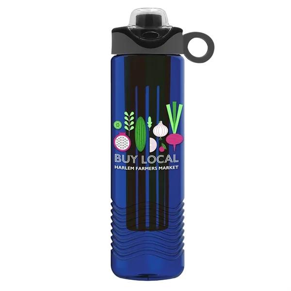 Wave 24 oz. Slim Cylinder Wave Design with Drink Thru Snap... from ASI 40480 Koozie Group