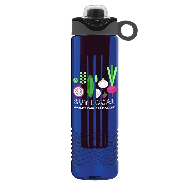 Wave 24 oz. Slim Cylinder Wave Design with Drink Thru Snap... from ASI 40480 Koozie Group