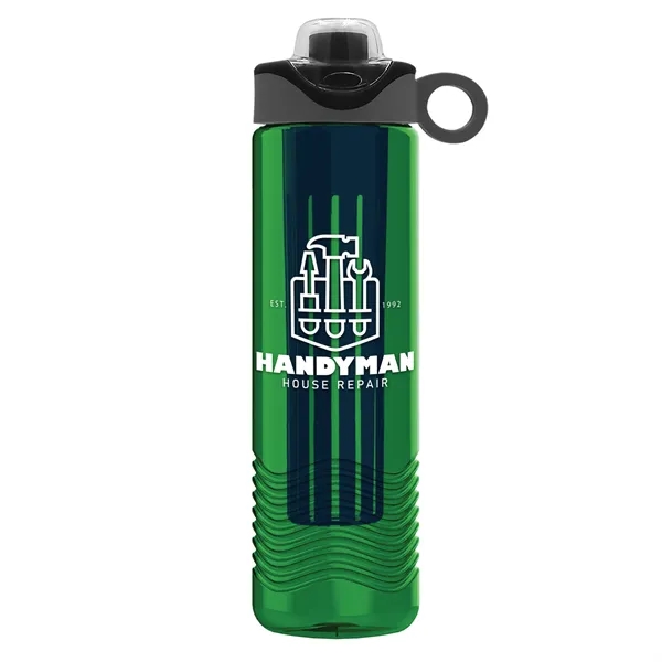 Wave 24 oz. Slim Cylinder Wave Design with Drink Thru Snap... from ASI 40480 Koozie Group
