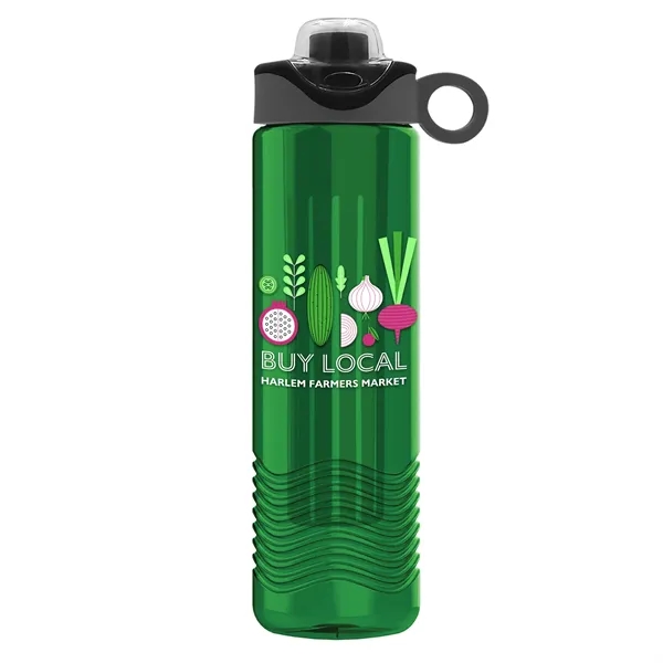 Wave 24 oz. Slim Cylinder Wave Design with Drink Thru Snap... from ASI 40480 Koozie Group