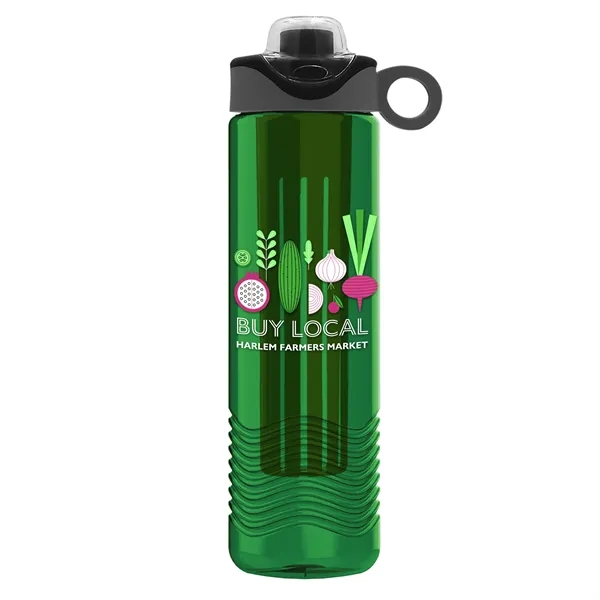 Wave 24 oz. Slim Cylinder Wave Design with Drink Thru Snap... from ASI 40480 Koozie Group