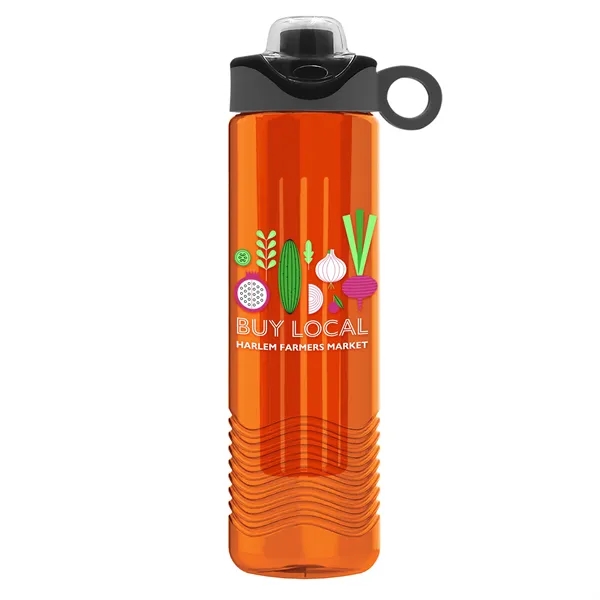 Wave 24 oz. Slim Cylinder Wave Design with Drink Thru Snap... from ASI 40480 Koozie Group