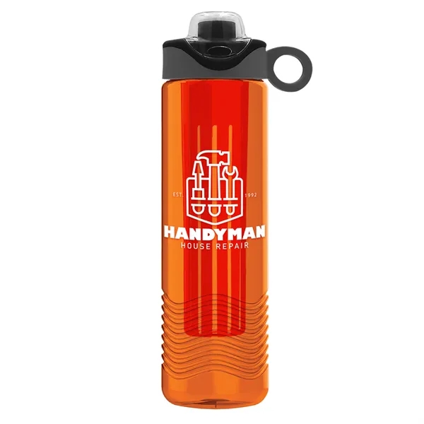 Wave 24 oz. Slim Cylinder Wave Design with Drink Thru Snap... from ASI 40480 Koozie Group